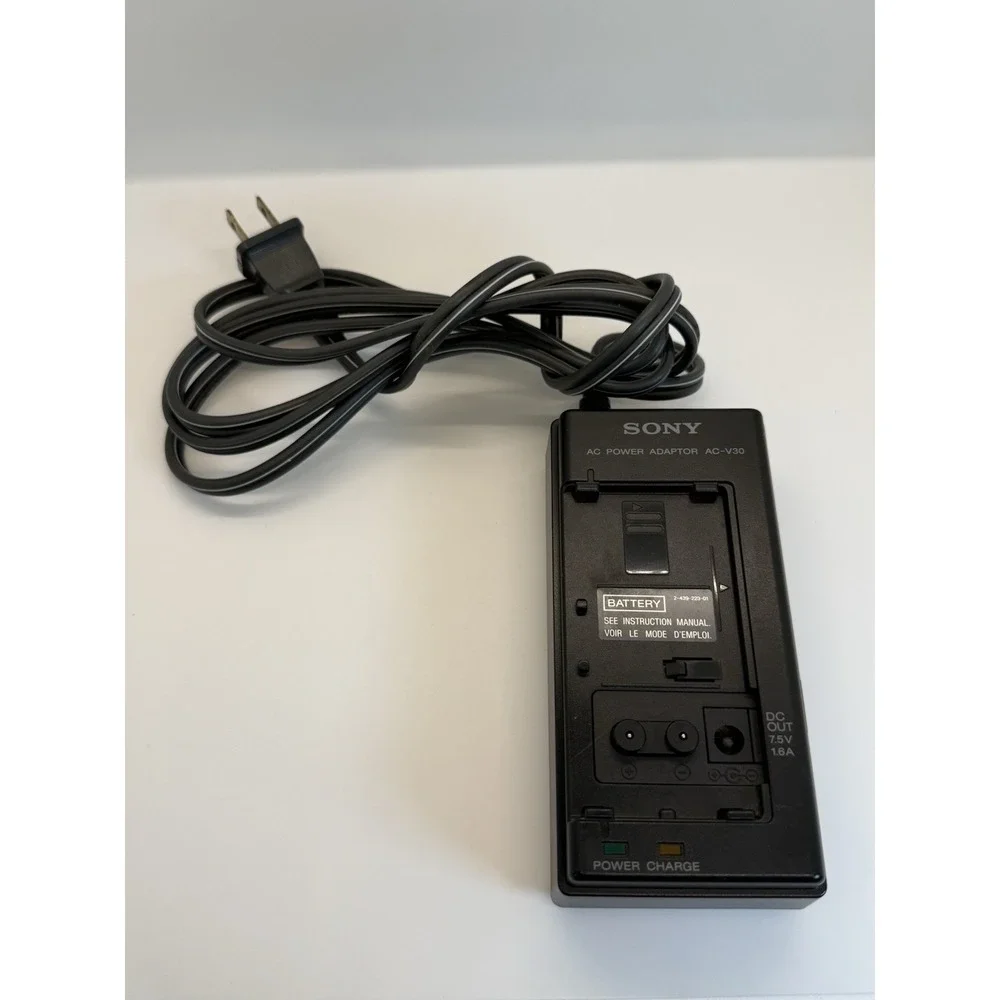VTG Sony AC-V30 AC Power Adaptor & Battery Charger Camcorder Camera OEM AC-VQ800